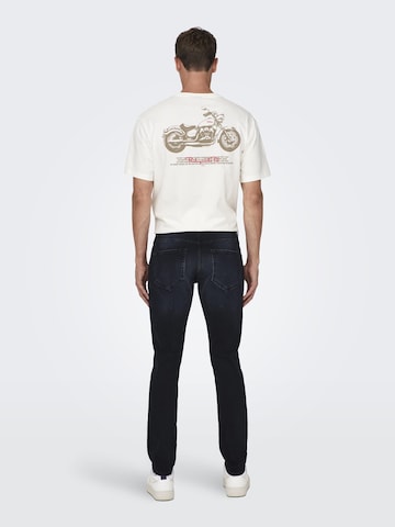 Skinny Jeans 'Loom' di Only & Sons in blu