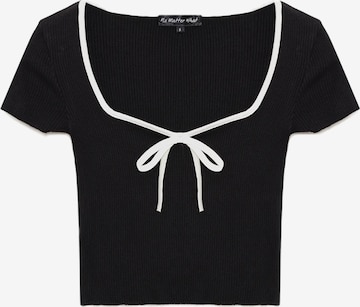 T-shirt No Matter What en noir : devant