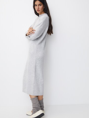 Pull&Bear Knitted dress in Grey