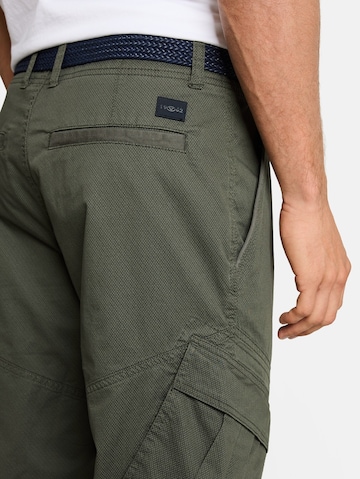 TOM TAILOR Regular Cargobroek 'Max' in Groen