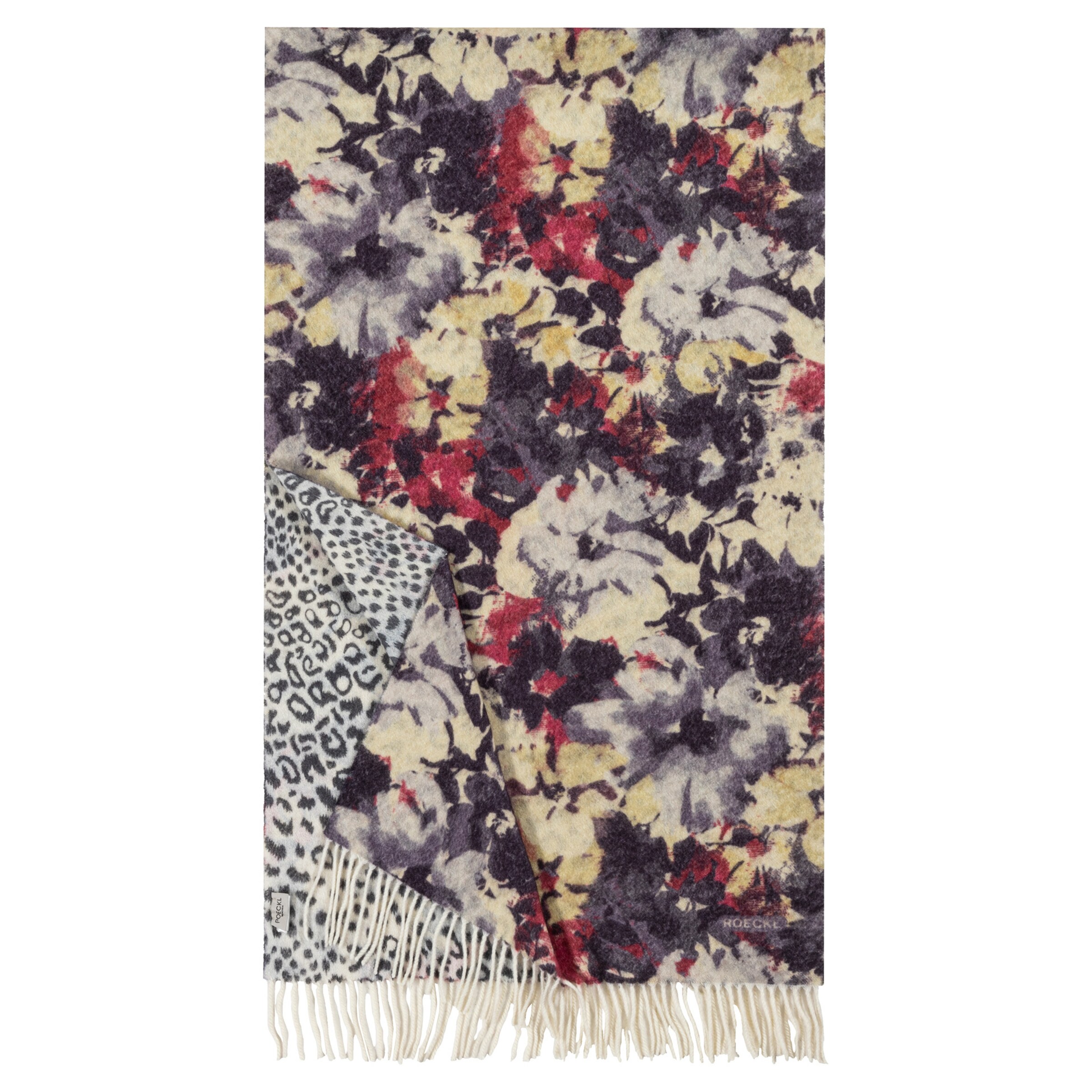 Roeckl Sjaal 'DOUBLE PATTERN' in Gemengde kleuren: voorkant