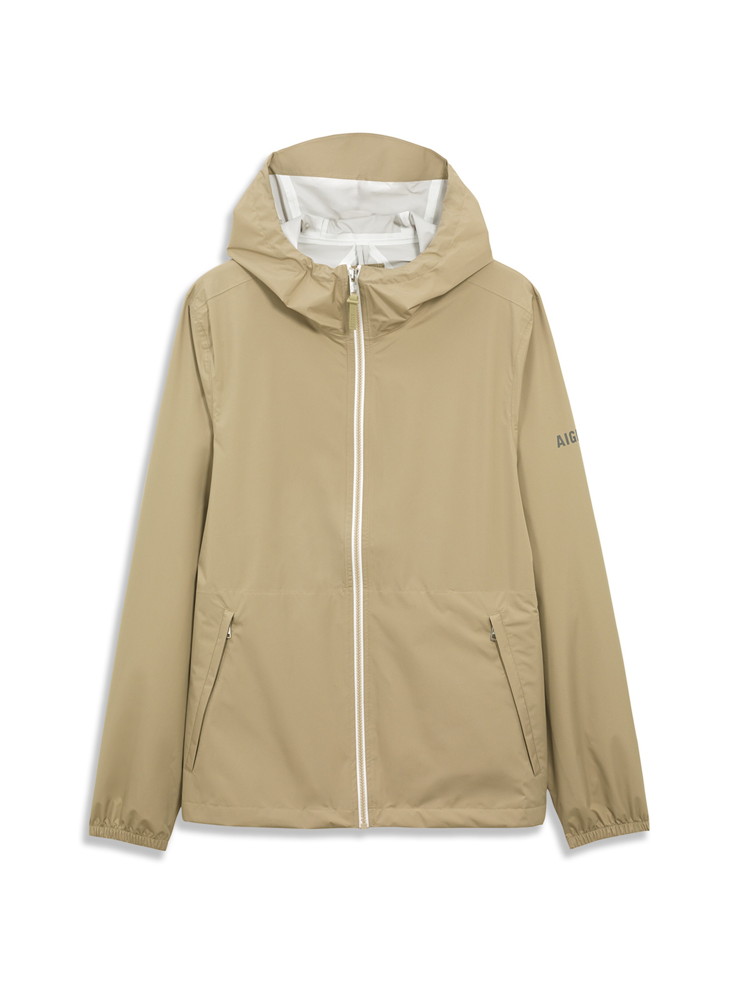 AIGLE Funktionsjakke 'Rainpack 70' i beige: forside