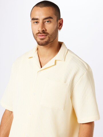 Fit confort Chemise TOPMAN en beige