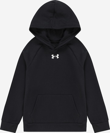 UNDER ARMOUR Sportsweatshirt 'Rival' in Schwarz: Vorderseite