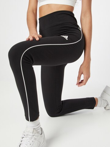 ADIDAS SPORTSWEAR Skinny Sportbroek in Zwart