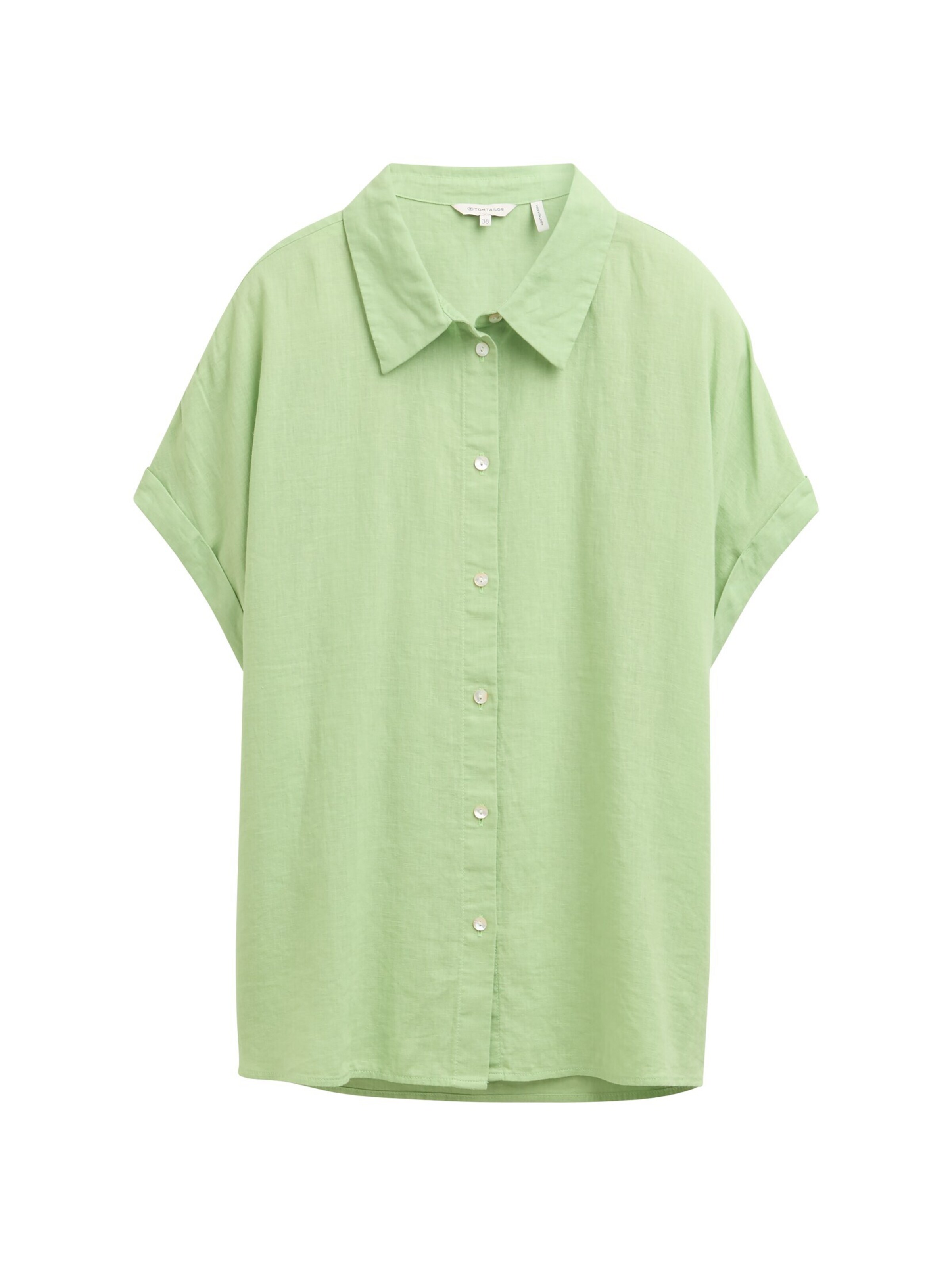 TOM TAILOR Bluse in Grün: Vorderseite