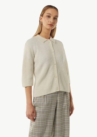 Cardigan comma casual identity en beige : devant