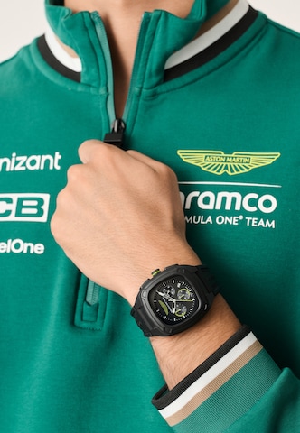 Montre à affichage analogique 'Ovr W' Aston Martin en noir