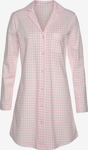 Chemise de nuit VIVANCE en rose : devant