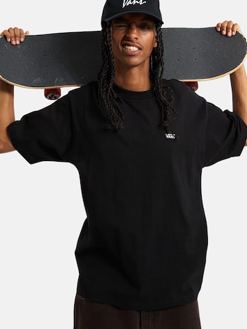 VANS Shirt 'VANS LEFT CHEST SS T-SHIRT' in Zwart