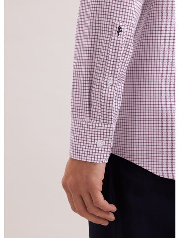 Coupe regular Chemise 'Classic Essentials' SEIDENSTICKER en rouge