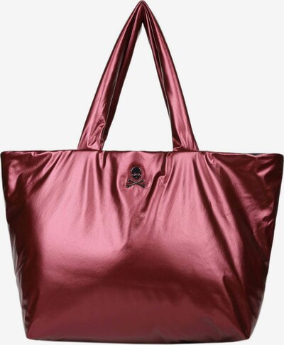 burgundi vörös / fekete Scalpers Shopper táska, Termék nézet