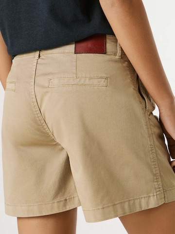 Pepe Jeans Regular Shorts 'Vania' in Beige
