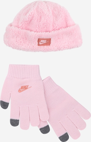 Nike Sportswear Čepice – pink: přední strana