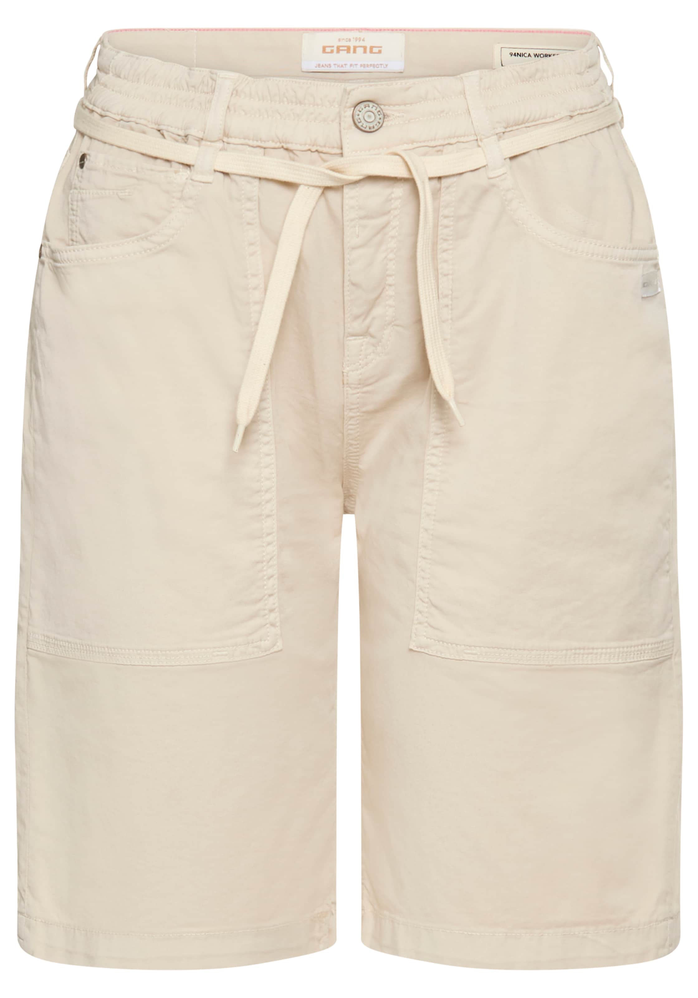 Gang Loose fit Jeans in Beige: front