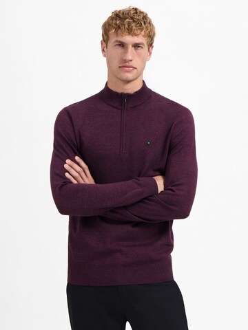 Pull-over No Excess en violet : devant