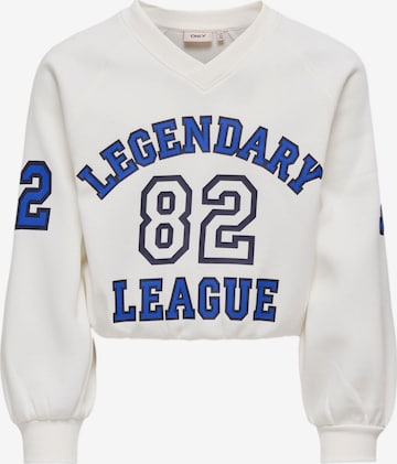 Pullover 'Coletta' di ONLY GIRLS in bianco: frontale