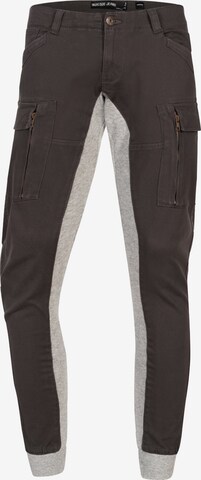 Regular Pantalon cargo ' Drogo ' INDICODE JEANS en gris : devant