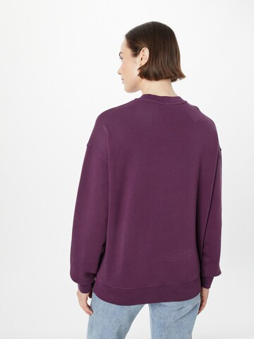 Sweat-shirt 'Grin Cat' Iriedaily en violet