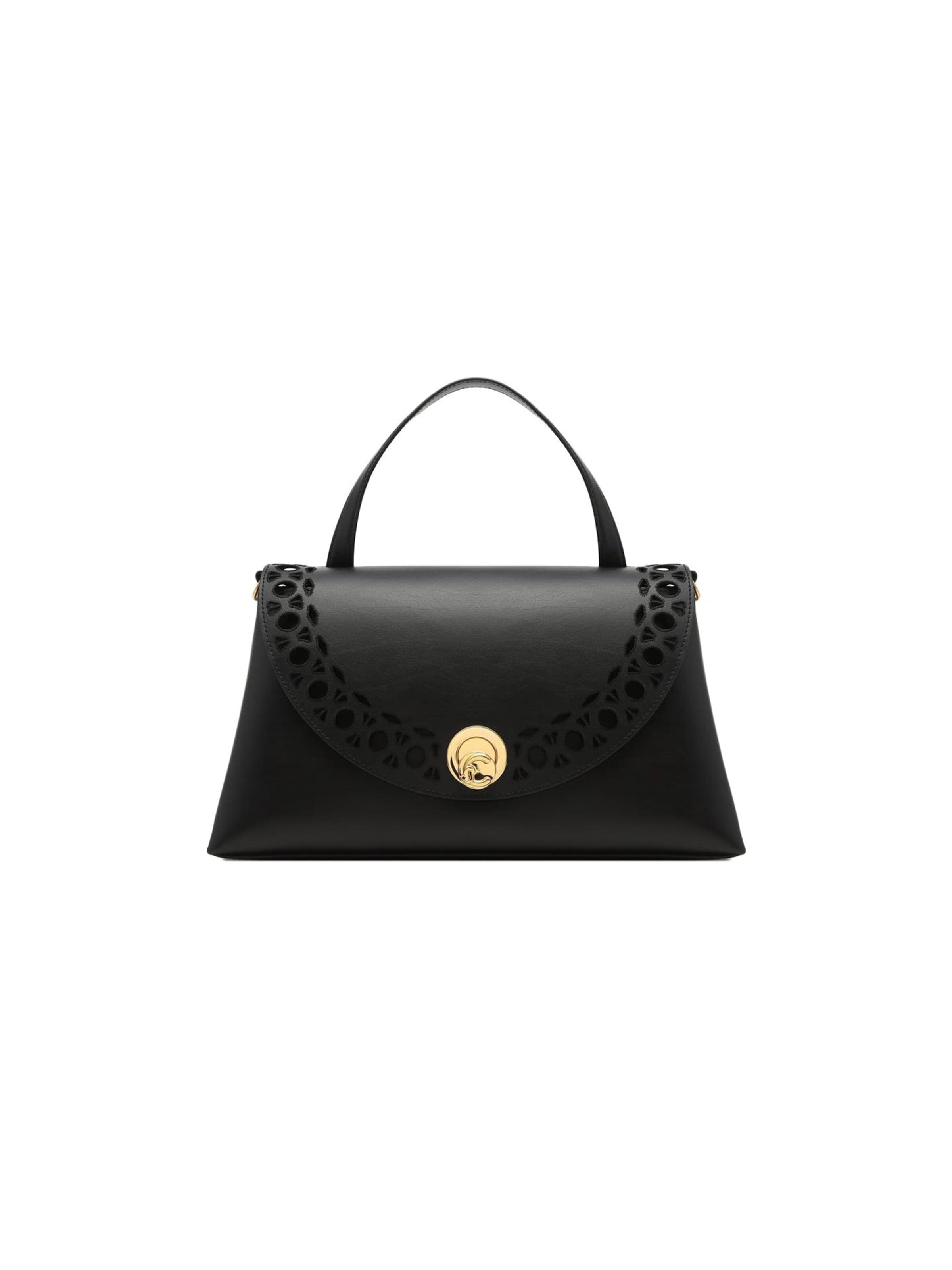 Coccinelle Handbag 'Handbag Cowhide Leather' in Black: front