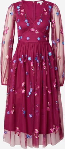 Robe de cocktail Frock and Frill en violet : devant