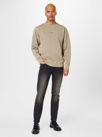 BOSS Sweatshirt 'Wefade' in Grey