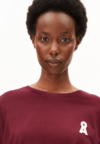 T-shirt 'FIETAA' ARMEDANGELS en rouge