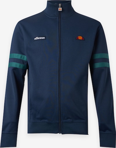 ELLESSE Collegetakki 'Roma' koossa XS värissä laivastonsininen / smaragdi / punainen / valkoinen, Tuotenäkymä
