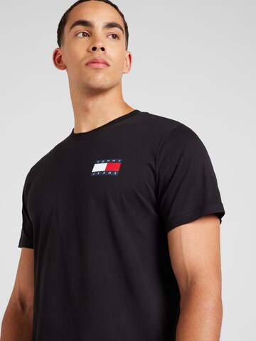 Tommy Jeans Shirt 'ESSENTIAL' in Black