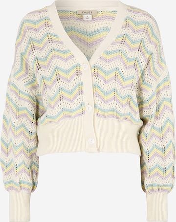 Oasis Knit Cardigan in Beige: front