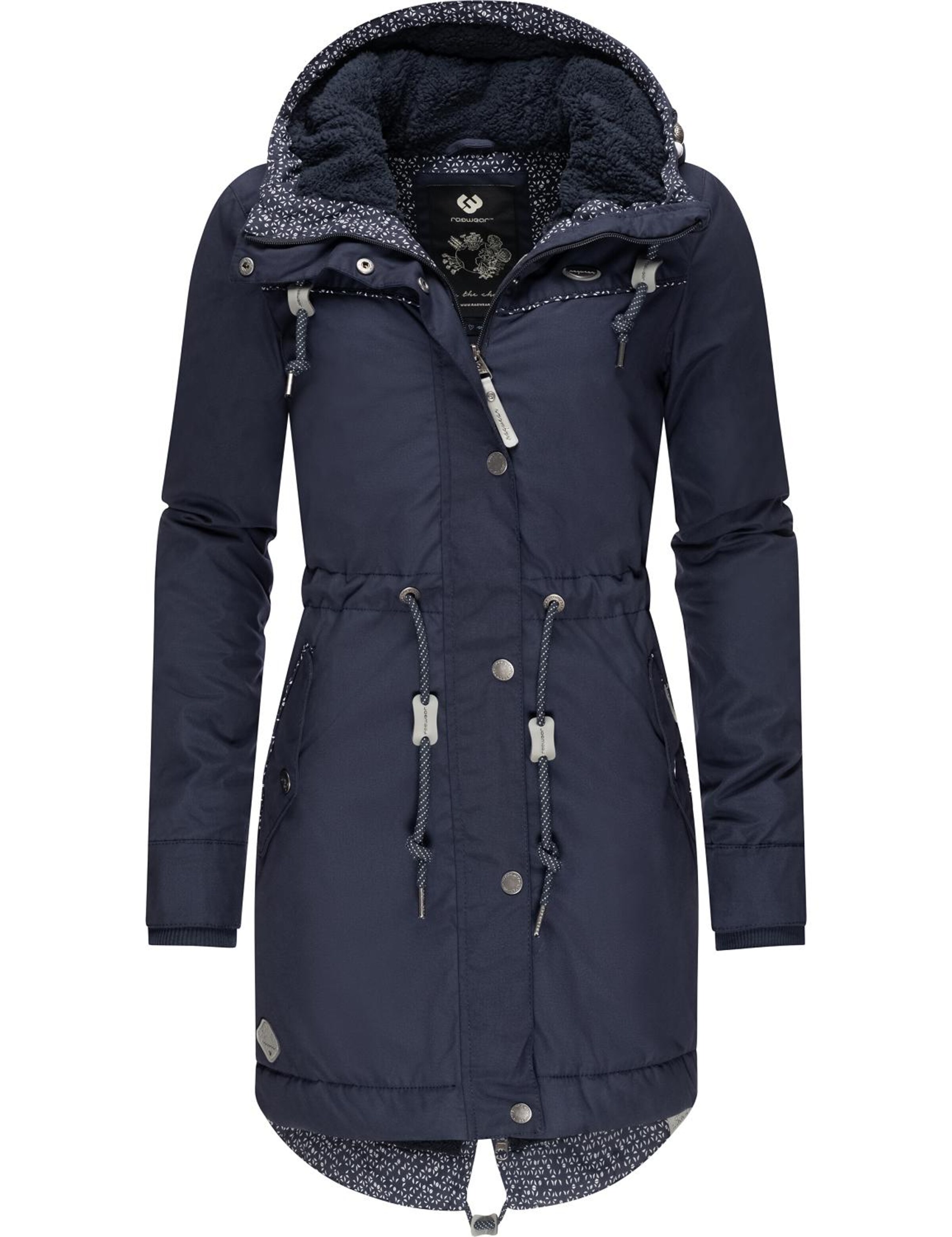 Ragwear Sweatvest 'Canny' in Blauw: voorkant