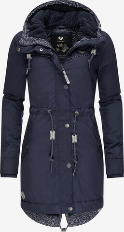 Ragwear Winterparka 'Canny' in Blau: predná strana