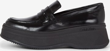 Calvin Klein Slip-ons in Black: front