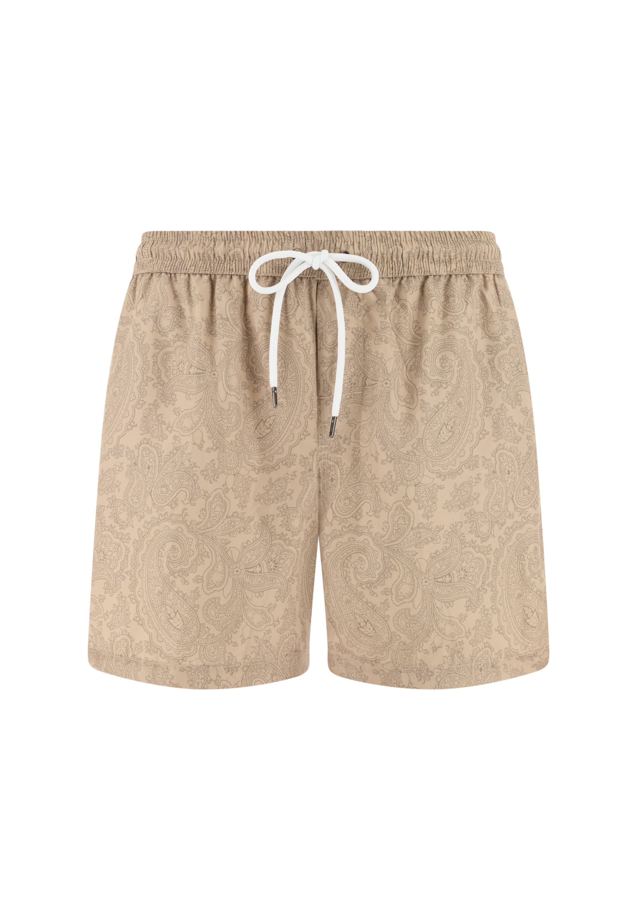 Shorts de bain Boggi Milano en beige : devant