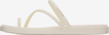 smėlio Crocs Šlepetės per pirštą 'Miami Toe Loop': priekis