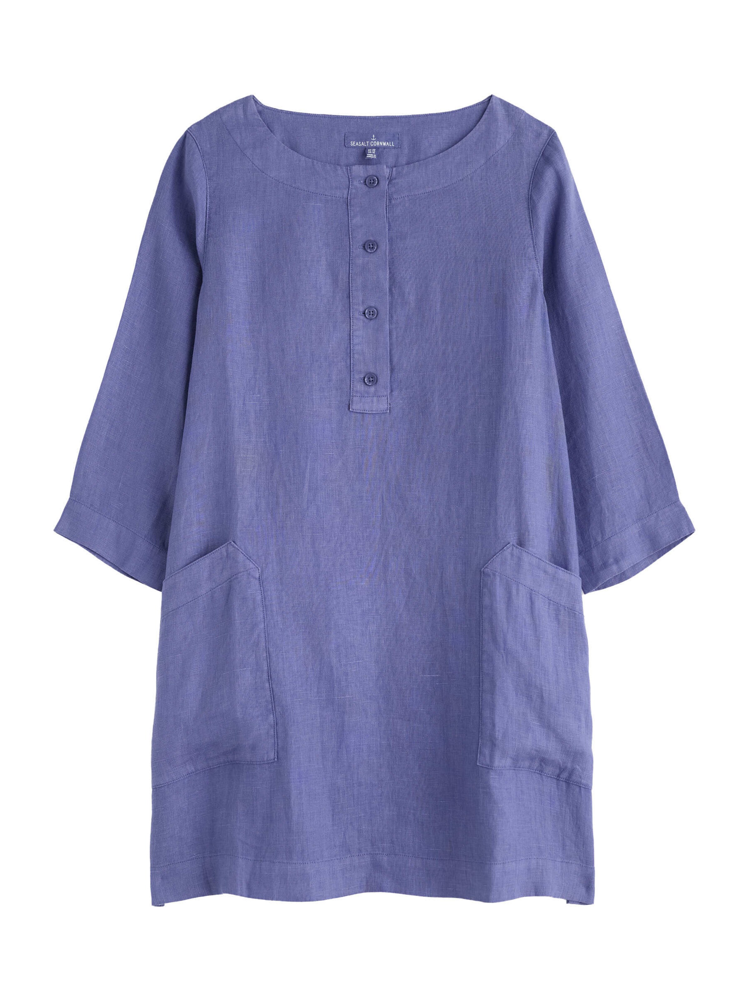 Tunica 'Harbour Wall' di Seasalt Cornwall in lilla: frontale