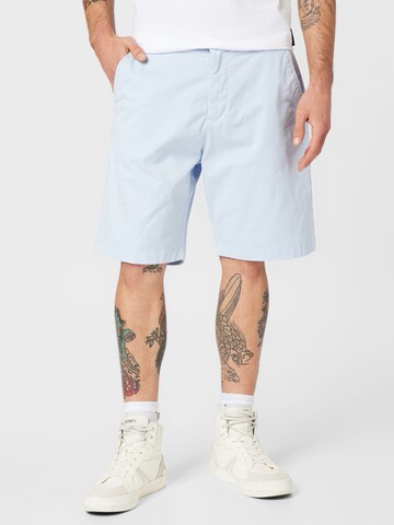 Marc O'Polo Loosefit Chino in Blauw: voorkant