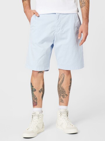 Marc O'Polo Loosefit Shorts in Blau: Vorderseite