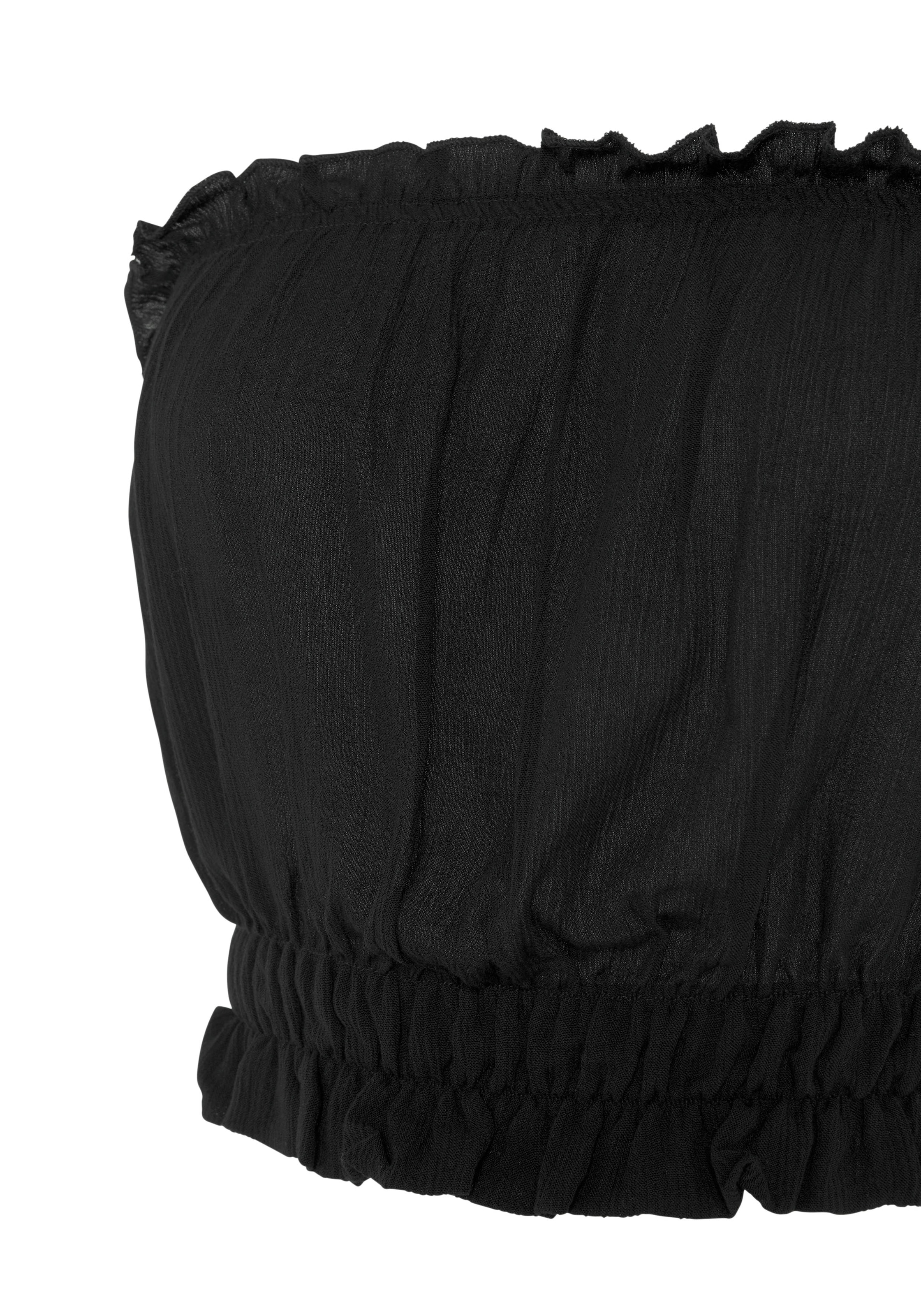 LASCANA Blouse in Zwart