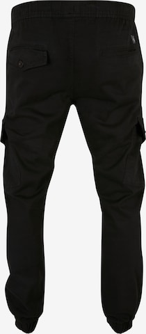 Effilé Pantalon cargo SOUTHPOLE en noir