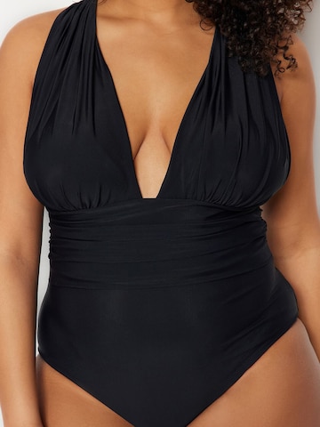 Triangolo Costume intero di Trendyol Curve in nero