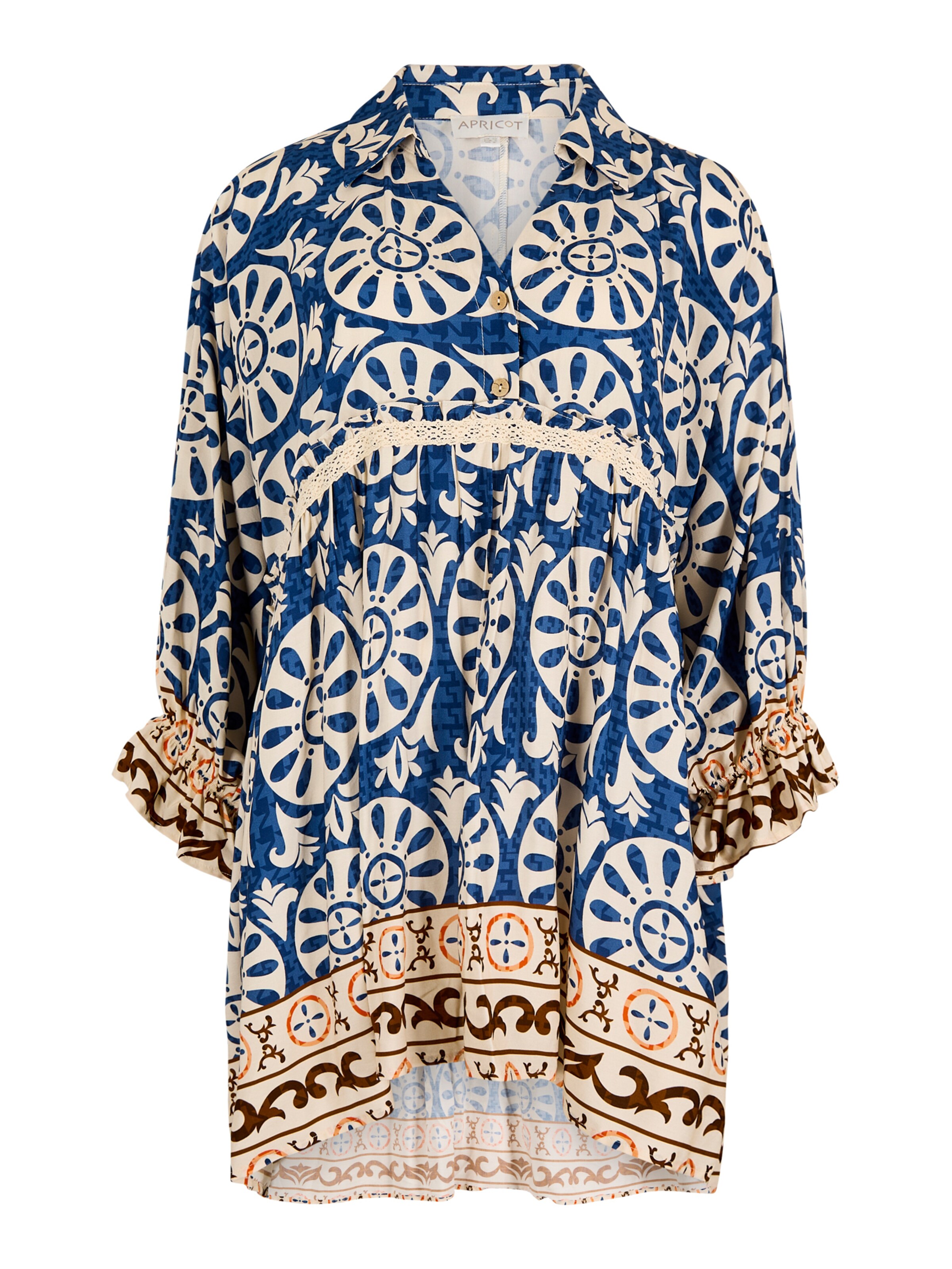 Apricot Blouse ' ' in Blue: front