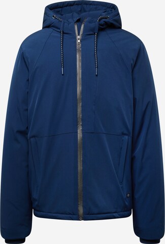 BLEND Přechodná bunda 'Outerwear' – modrá: přední strana