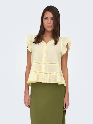 JDY Blouse 'JDYJULIA' in Yellow: front