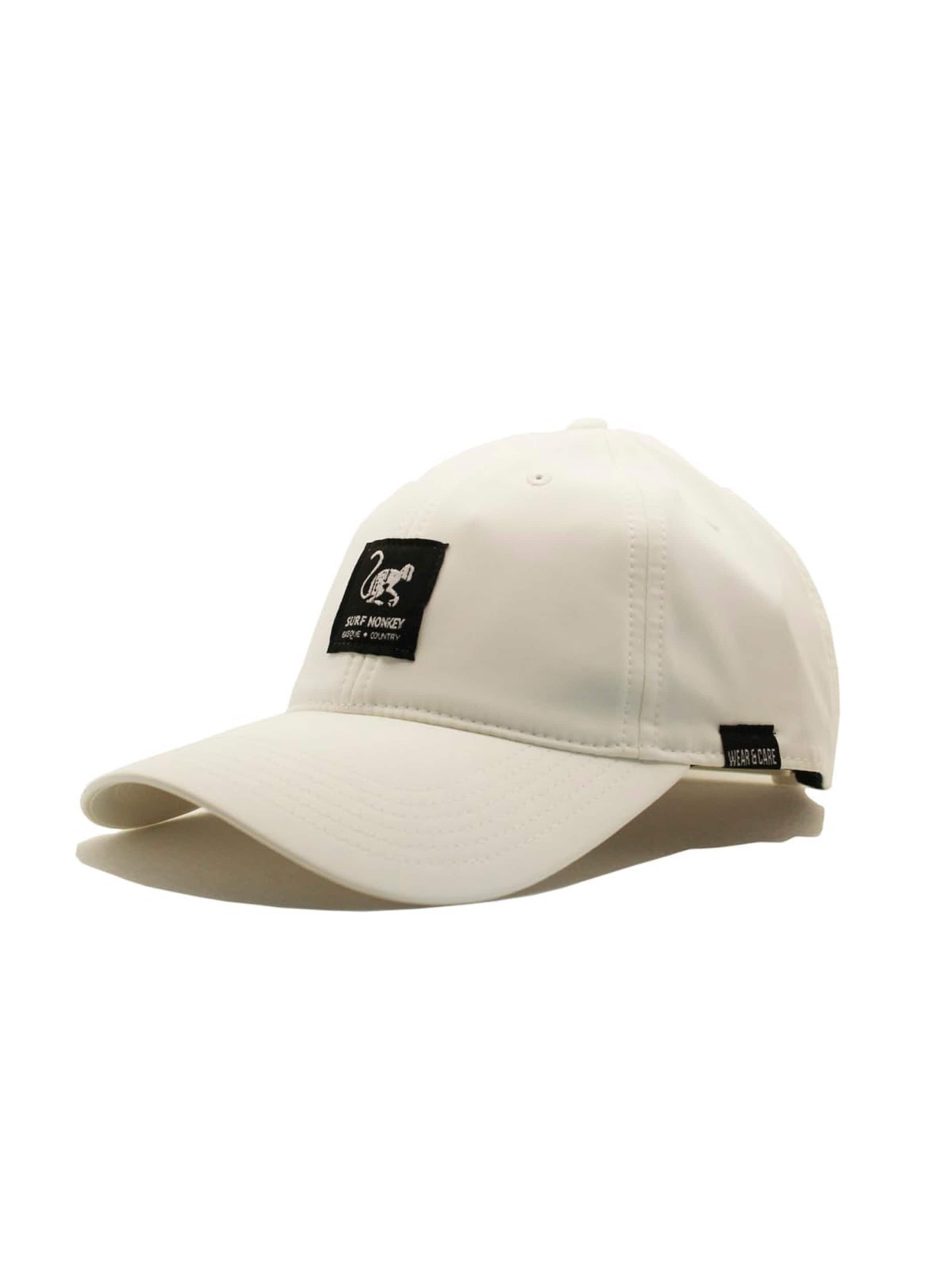 Surf Monkey Sportpet in Wit: voorkant