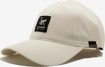 Surf Monkey Sportcap in Weiß: Vorderseite