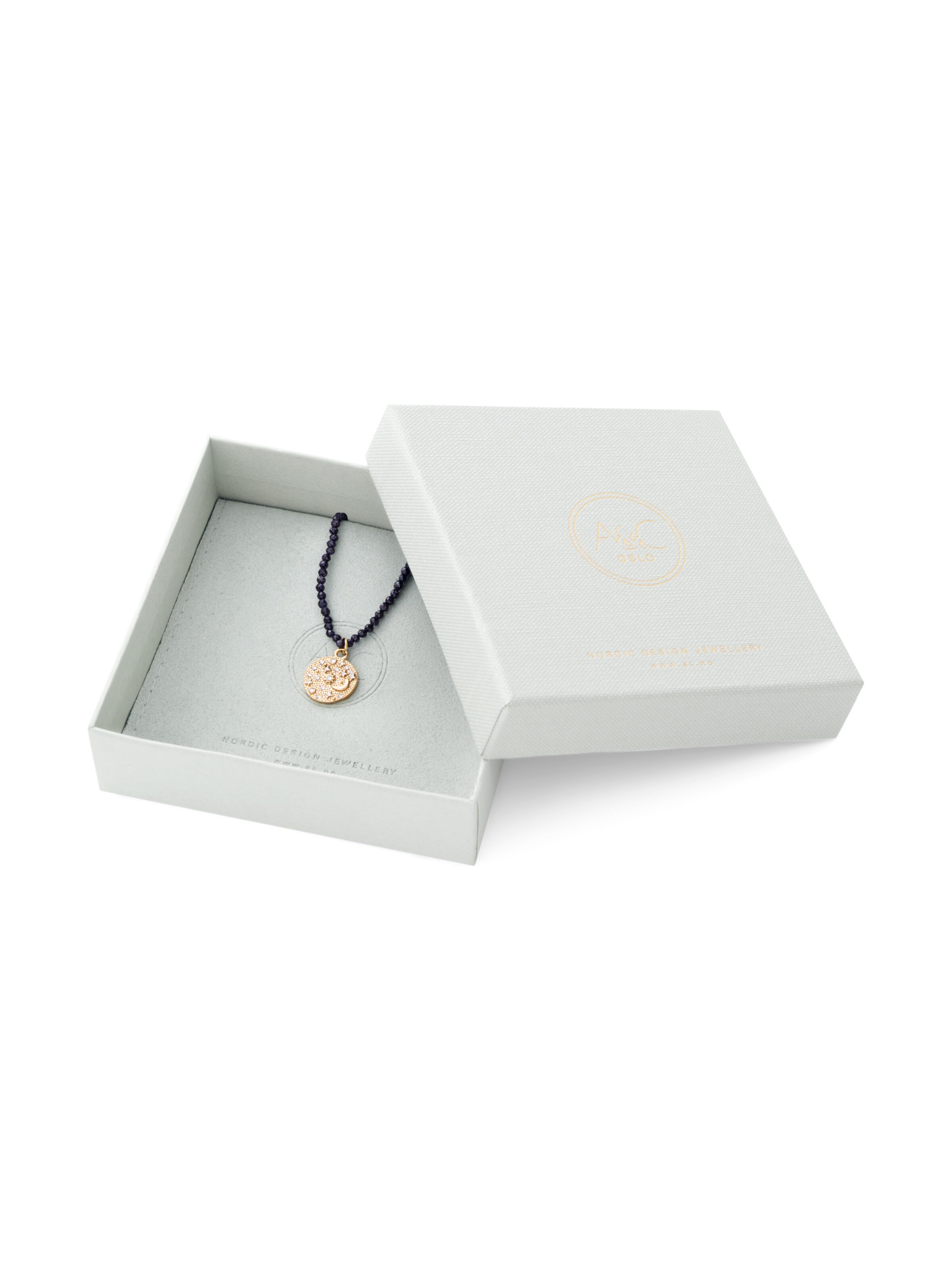A&C Oslo – Nordic Design Jewellery Ketting 'Steel - Miniature' in Goud