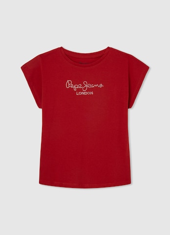 Pepe Jeans T-Shirt 'Nuria' in Rot: predná strana