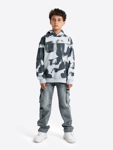 Solang Sweatshirt Oversized Hoodie Streetstyle-Look in Beige