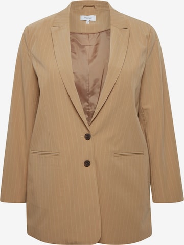 Fransa Curve Blazers 'Callie Bla 1' in Beige: voorkant